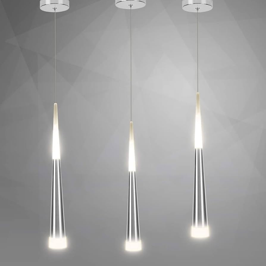 Minimalist LED Cone Chandelier