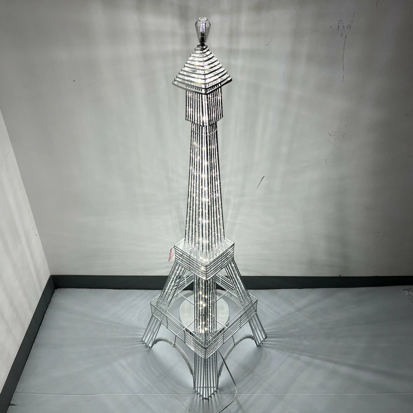 floor lamp Eiffel Tower silver