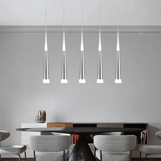 Minimalist LED Cone Chandelier