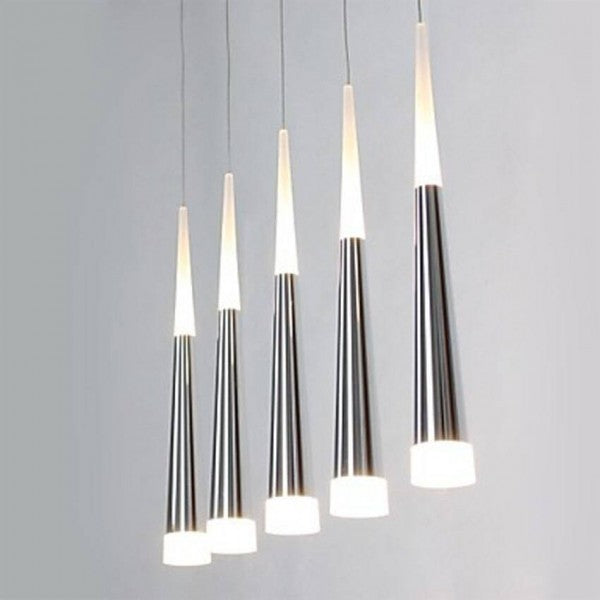 Minimalist LED Cone Chandelier