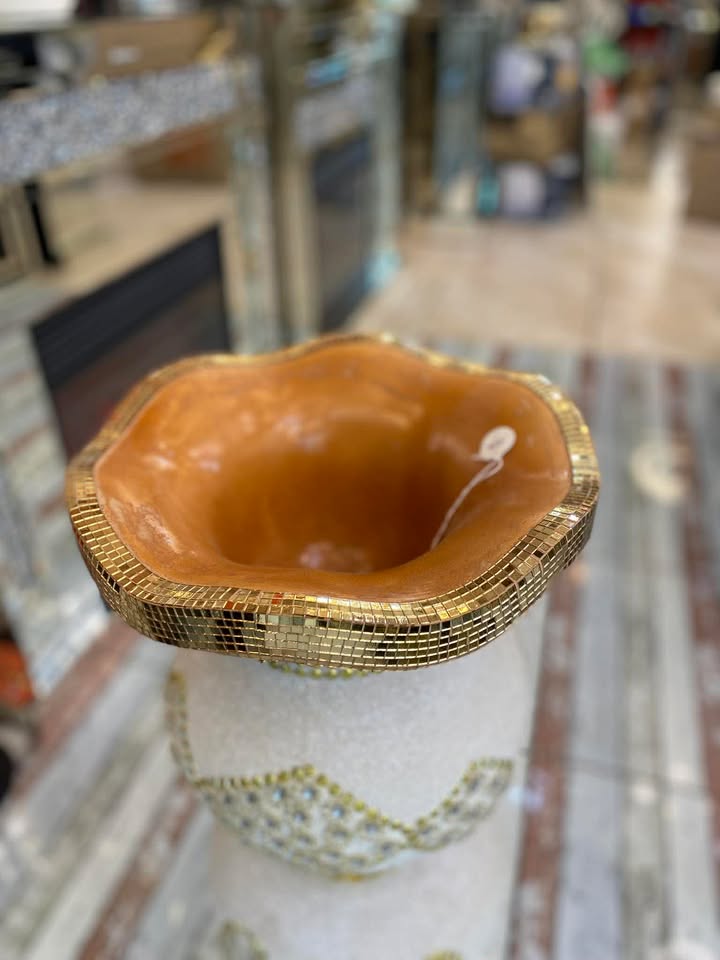 Luxury Gold Floor Vase