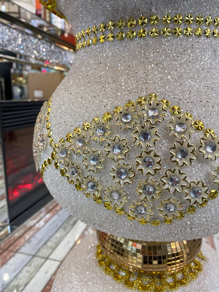 Luxury Gold Floor Vase